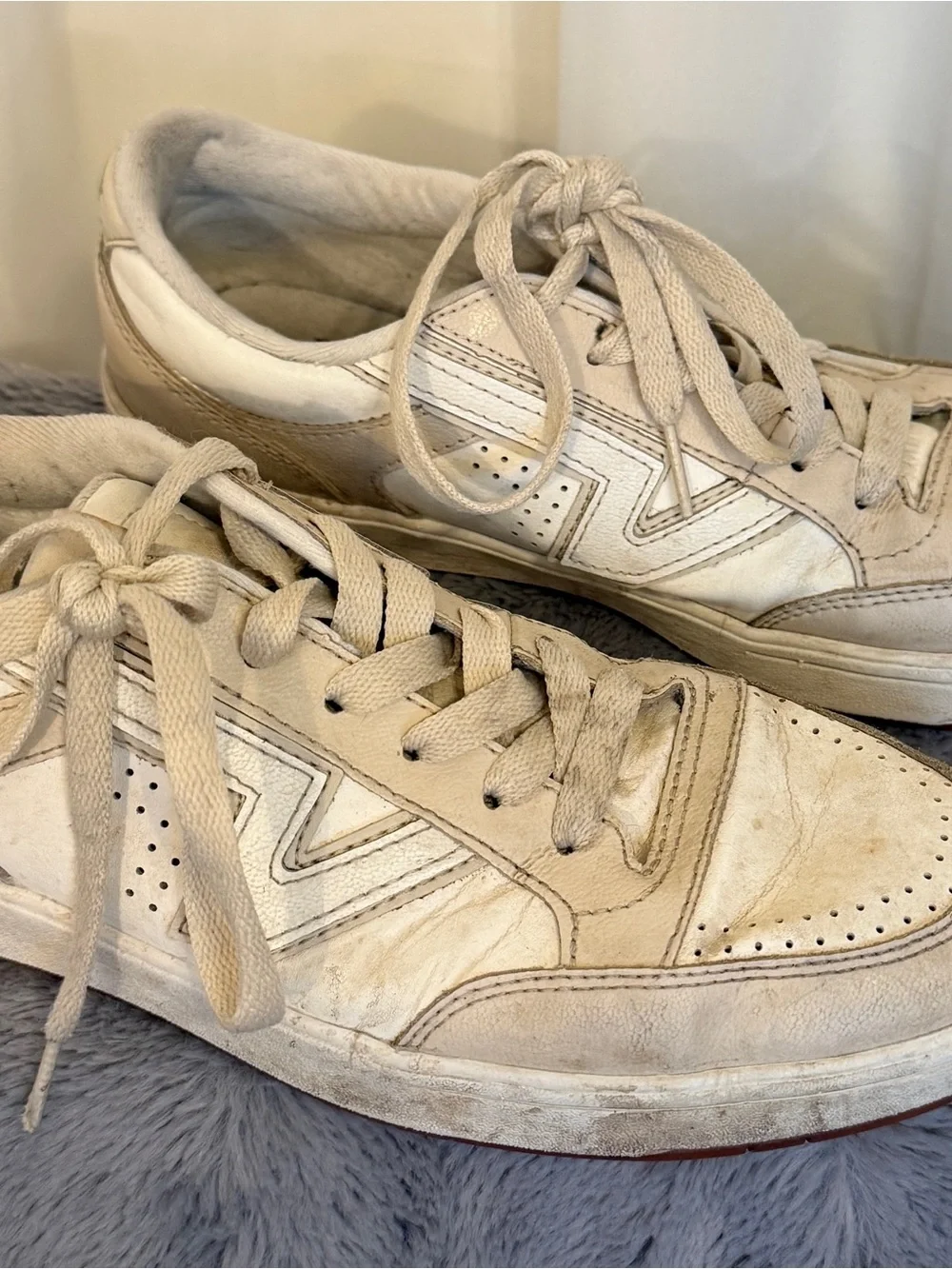 Vans Lowland CC ComfyCush White Cream Leather Retro Sneakers Men 10 / Women 11.5